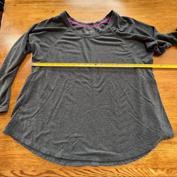 ⭐️ Calvin Klein Long Sleeve Performance Top Super Soft Size LARGE - Picture 3 of 8